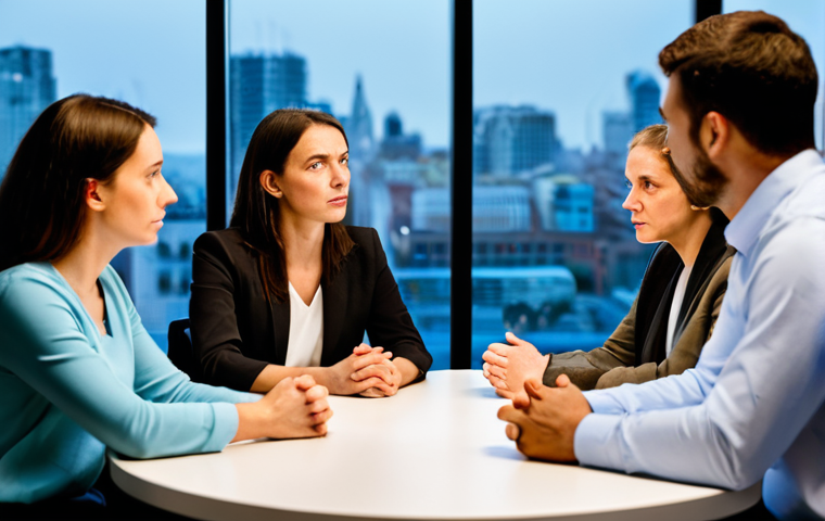 유전체 편집 윤리 - Curing Disease**

"A bright, hopeful scene depicting scientists in a modern lab, fully clothed, work...