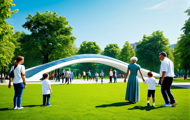 유전체 편집 윤리 - Ethical Dilemma**

"A thought-provoking image showing a diverse group of people, fully clothed, enga...