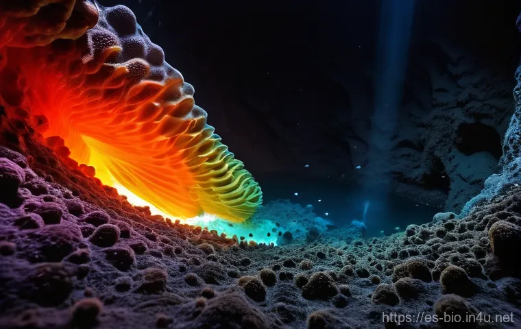 심해 생물의 적응 - **Prompt 2: The Pressure-Proof Enigma**
    "An ethereal and slightly surreal depiction of a 'Snailf...