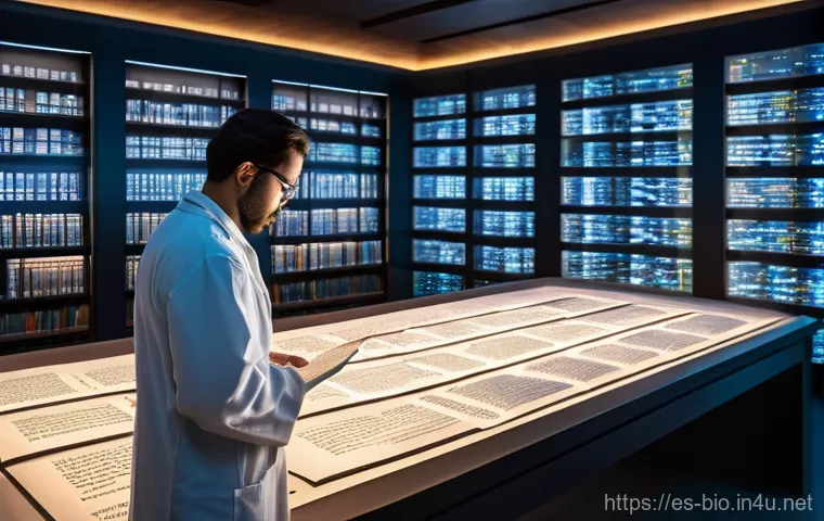 차세대 염기서열 분석 NGS - Prompt 1: The Grand Genetic Library**